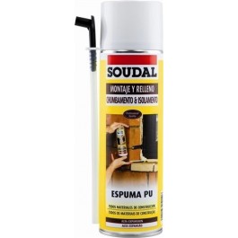 Espuma Expansiva Poliuretano Soudal 500ml - Bélgica