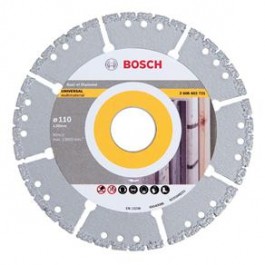 Disco de Corte Diamantado Segmentado 110mm Multimaterial 2608602721 Bosch