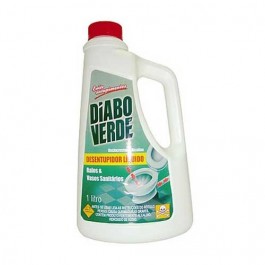 Desentupidor para Vaso Sanitário Diabo Verde Líquido 1lt