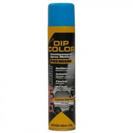 Envelopamento Liquido Tinta Spray DIP COLOR 400ML Azul Fosco