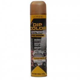 Envelopamento Liquido Tinta Spray DIP COLOR 400ML Verniz Metalizado Ouro