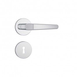 Fechadura Interna Alavanca Inox 81303 Roseta Redonda Stam