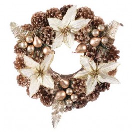 Guirlanda Dourada 30cm