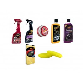 Kit Meguiars Wash and Wax Classic Limpeza Interior Exterior e Rodas