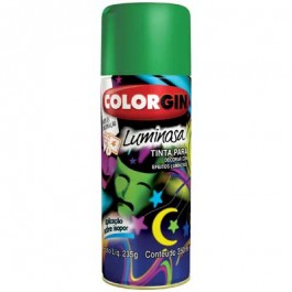 Tinta Spray Verde Luminosa Colorgin