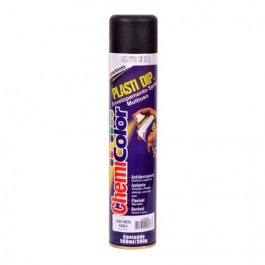 Envelopamento Liquido Tinta Spray Plasti Dip Preto Fosco Chemicolor 500ml