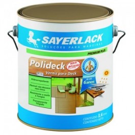 Verniz para Deck Polideck Sayerlack 3,6lts 3