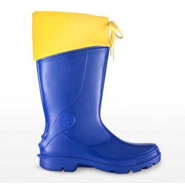 Bota Sete Léguas Capataz Naútica Azul E Amarelo