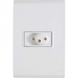 Tomada 10A 2 X 4 Com Placa Liz Tramontina
