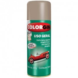 Tinta Spray Uso Geral Geladeira Bege Colorgin