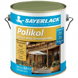 Verniz Alto Desempenho Polikol Acetinado Sayerlack 3,6 lts