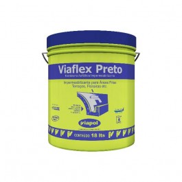 Impermeabilizante para Lajes Viaflex 18kg Preto