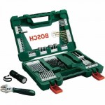 Kit Bosch De Brocas E Bits Com Laterna V-line 83 Peças