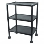 Estante Modular Plástica 3 Andares Preto