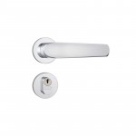 Fechadura Externa Alavanca Inox 80309 Roseta Redonda Stam