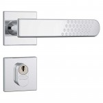 Fechadura Externa Alavanca Inox 80321 Roseta Quadrada Stam