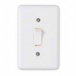 Interruptor 1 Tecla Paralela 10A 2x4 com Placa Branca Ilumi