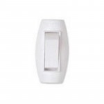Interruptor 1 Tecla Pera Cordão Branco Ilumi