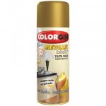 Tinta Spray Dourado Metálico Colorgin