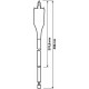 Broca Chata Madeira 25mm x 400mm Self Cut Speed Bosch
