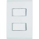 Interruptor 2 Teclas Simples 2 X 4 Com Placa Liz Tramontina