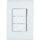 Interruptor 3 Teclas Simples 2 X 4 Com Placa Liz Tramontina