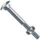 Parafuso Francês Zincado com Porca Sextavada 3/8x8 Ciser com 50 Un.