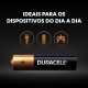 Pilha Alcalina Pequena AA Duracell com 2 Unidades 2